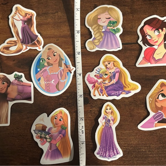 Disney’s Rapunzel Sticker Collection (Approx 2”) 9 Total - Picture 3 of 4